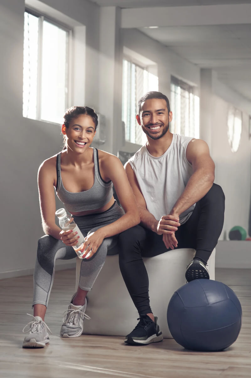 athlete couple